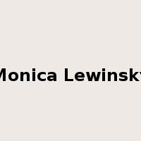 Monica Lewinsky是什么意思