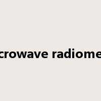 microwave radiometer是什么意思