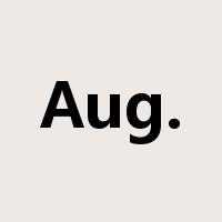 Aug.是什么意思