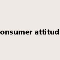 consumer attitude是什么意思