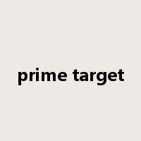 prime target是什么意思