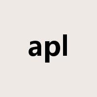 apl是什么意思
