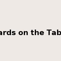 Cards on the Table是什么意思