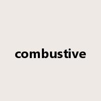 combustive是什么意思