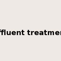 effluent treatment是什么意思