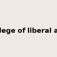 college of liberal arts是什么意思
