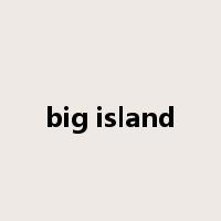 big island是什么意思