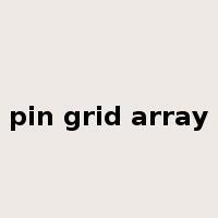 pin grid array是什么意思