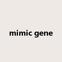 mimic gene是什么意思