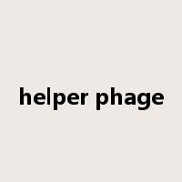 helper phage是什么意思