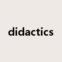 didactics是什么意思