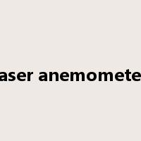 laser anemometer是什么意思
