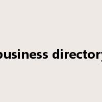 business directory是什么意思