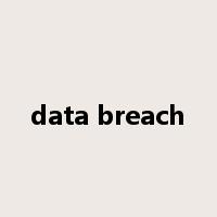 data breach是什么意思