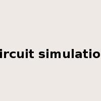 circuit simulation是什么意思