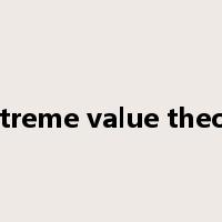 extreme value theory是什么意思