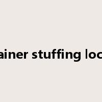 Container stuffing location是什么意思