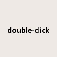 double-click是什么意思