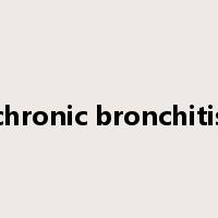 chronic bronchitis是什么意思