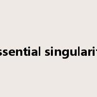 essential singularity是什么意思