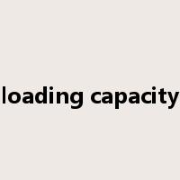 loading capacity是什么意思