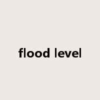 flood level是什么意思