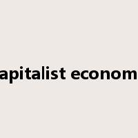 capitalist economy是什么意思