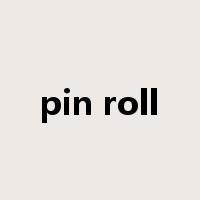 pin roll是什么意思