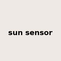 sun sensor是什么意思