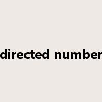 directed number是什么意思