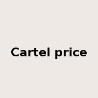 Cartel price是什么意思