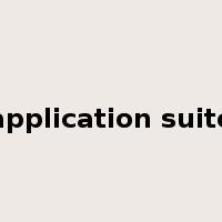application suite是什么意思
