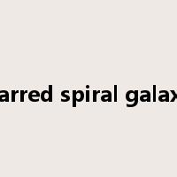 barred spiral galaxy是什么意思