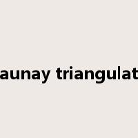 delaunay triangulation是什么意思