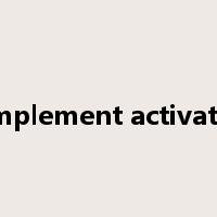 complement activation是什么意思