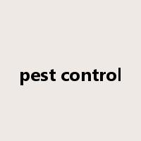pest control是什么意思