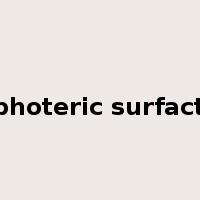 amphoteric surfactant是什么意思