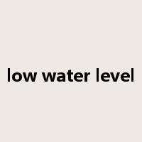 low water level是什么意思