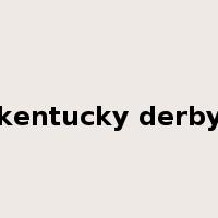 kentucky derby是什么意思