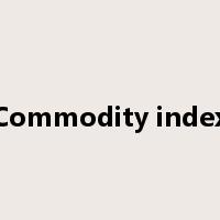 Commodity index是什么意思