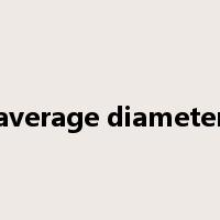 average diameter是什么意思