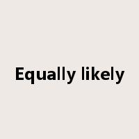 Equally likely是什么意思