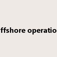 offshore operation是什么意思