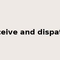 receive and dispatch是什么意思