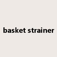 basket strainer是什么意思