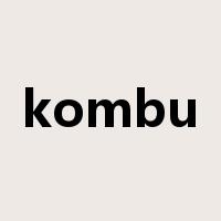 kombu是什么意思