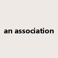an association是什么意思
