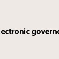 electronic governor是什么意思