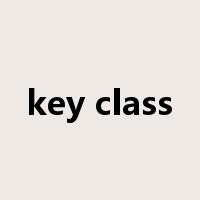key class是什么意思