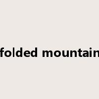 folded mountain是什么意思